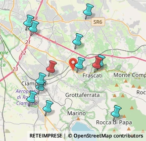 Mappa Via di Sale, 00044 Frascati RM, Italia (4.52923)