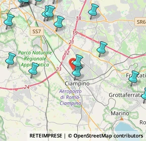 Mappa Via E. Reverberi, 00043 Ciampino RM, Italia (6.8465)