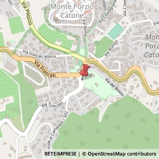 Mappa Via Tuscolo, 13, 00040 Monte Porzio Catone, Roma (Lazio)