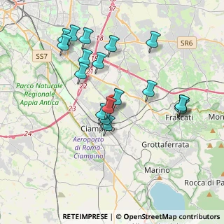 Mappa Via della Stazione di Ciampino, 00118 Roma RM, Italia (3.94111)