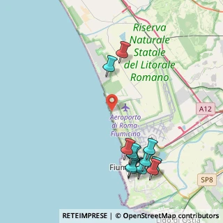 Mappa Via delle Emarginule, 00054 Focene RM, Italia (5.07833)