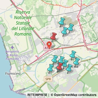 Mappa Via Canòsio, 00054 Fiumicino RM, Italia (4.28154)
