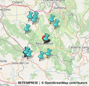 Mappa Via della Chiesa, 67032 Pescasseroli AQ, Italia (12.48647)