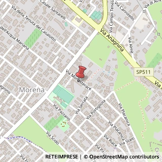 Mappa Via Monasterace, 26, 00118 Roma, Roma (Lazio)