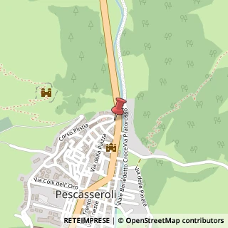 Mappa Via della Piazza, 63, 67032 Pescasseroli, L'Aquila (Abruzzo)