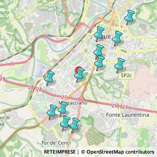 Mappa Via delle Comete, 00144 Roma RM, Italia (2.34833)