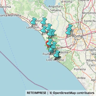 Mappa Via dei Manicai, 00054 Focene RM, Italia (10.30933)