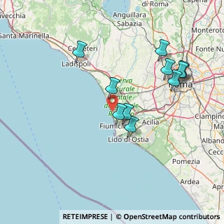 Mappa Via dei Manicai, 00054 Focene RM, Italia (16.02182)