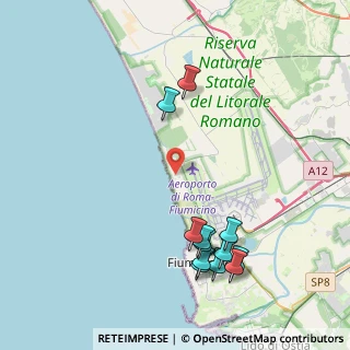 Mappa Via dei Manicai, 00054 Focene RM, Italia (5.00583)