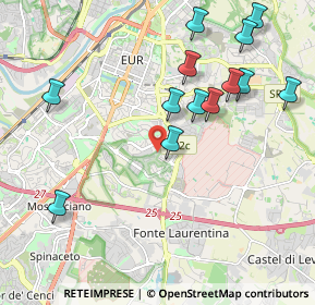 Mappa Parco acqua acetosa ostiense, 00143 Roma RM, Italia (2.33769)