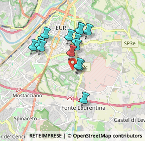 Mappa Parco acqua acetosa ostiense, 00143 Roma RM, Italia (1.55071)