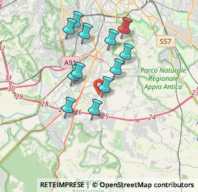 Mappa Parco acqua acetosa ostiense, 00143 Roma RM, Italia (3.315)