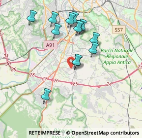 Mappa Parco acqua acetosa ostiense, 00143 Roma RM, Italia (3.82)