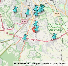 Mappa Parco acqua acetosa ostiense, 00143 Roma RM, Italia (4.03364)