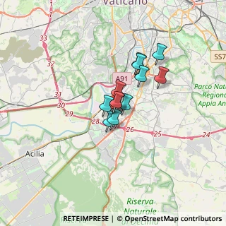Mappa Don Borghi, 00144 Roma RM, Italia (2.07833)