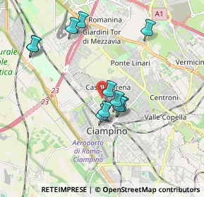 Mappa Via Lucrezia Romana, 00043 Ciampino RM, Italia (1.82727)