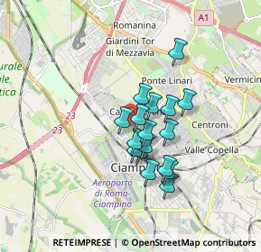 Mappa Via Lucrezia Romana, 00043 Ciampino RM, Italia (1.31235)