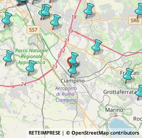 Mappa Via Lucrezia Romana, 00043 Ciampino RM, Italia (6.946)