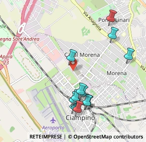 Mappa Via Lucrezia Romana, 00043 Ciampino RM, Italia (1.09667)