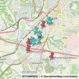 Mappa Via Caterina Troiani, 00144 Roma RM, Italia (1.41636)