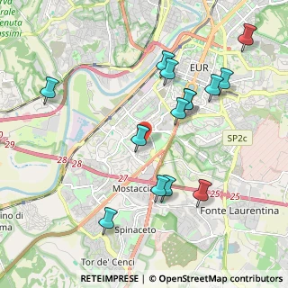 Mappa Via Caterina Troiani, 00144 Roma RM, Italia (2.22143)
