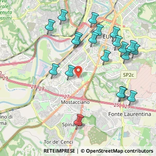 Mappa Via Caterina Troiani, 00144 Roma RM, Italia (2.5445)