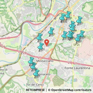 Mappa Via Caterina Troiani, 00144 Roma RM, Italia (2.45375)