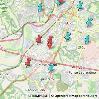 Mappa Via Caterina Troiani, 00144 Roma RM, Italia (2.9875)