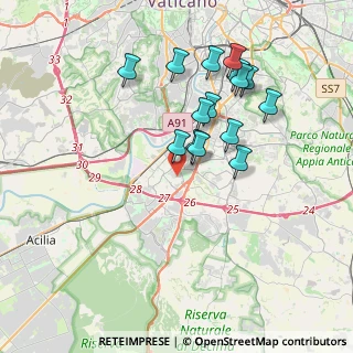 Mappa Via Caterina Troiani, 00144 Roma RM, Italia (3.69867)