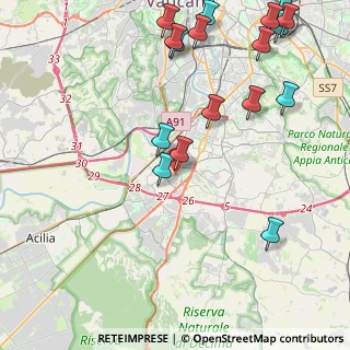 Mappa Via Caterina Troiani, 00144 Roma RM, Italia (5.81235)
