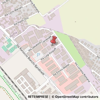 Mappa Via Luigi Einaudi, 19/21, 00043 Ciampino, Roma (Lazio)