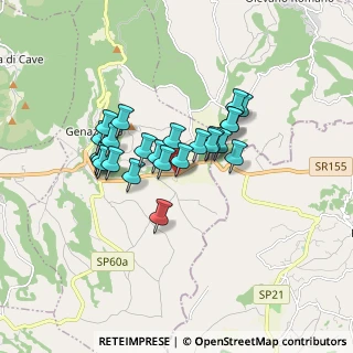 Mappa Via Prenestina, 00030 Genazzano RM, Italia (1.416)