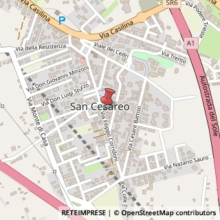 Mappa Via Filippo Corridoni, 93, 00030 San Cesareo, Roma (Lazio)