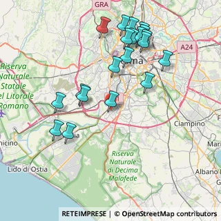 Mappa Piazza Otello Boccherini, 00144 Roma RM, Italia (9.11)