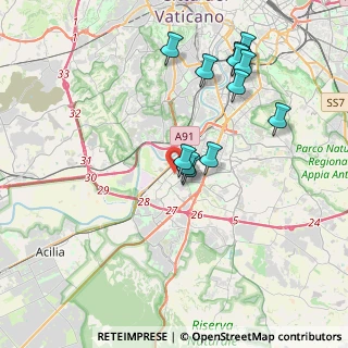Mappa Piazza Otello Boccherini, 00144 Roma RM, Italia (4.01833)