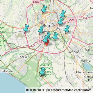 Mappa Via Umberto Saba, 00144 Roma RM, Italia (8.02636)