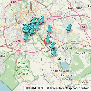 Mappa Grande Raccordo Anulare, 00178 Roma RM, Italia (7.41778)