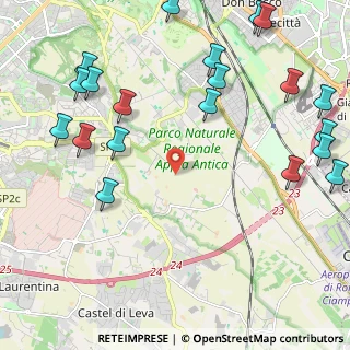 Mappa Via di Torricola Vecchia, 00178 Roma RM, Italia (3.091)