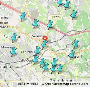 Mappa Via Tuscolana, 00044 Roma RM, Italia (2.52389)