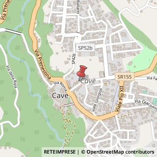 Mappa Corso Vittorio Emanuele, 29, 00033 Cave RM, Italia, 00033 Cave, Roma (Lazio)