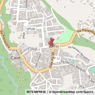 Mappa Piazza S. Croce, 9, 00033 Cave, Roma (Lazio)