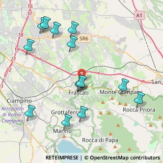 Mappa Via dei Quintili, 00044 Frascati RM, Italia (4.88571)