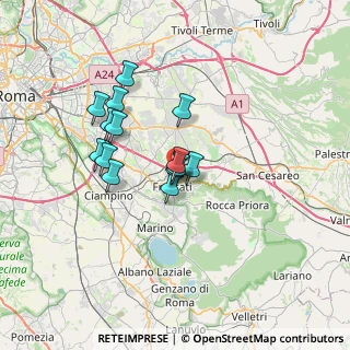 Mappa Via dei Quintili, 00044 Frascati RM, Italia (5.76786)