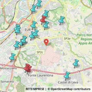 Mappa Via Natale Krekich, 00143 Roma RM, Italia (2.7965)