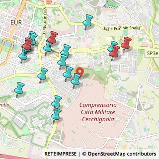 Mappa Via Natale Krekich, 00143 Roma RM, Italia (1.277)