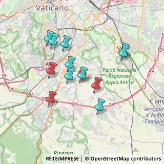 Mappa Via Natale Krekich, 00143 Roma RM, Italia (3.54917)