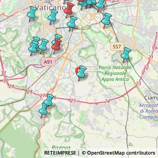 Mappa Via Natale Krekich, 00143 Roma RM, Italia (6.3665)