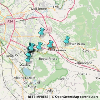 Mappa Strada Provinciale, 00030 San Cesareo RM, Italia (6.81)