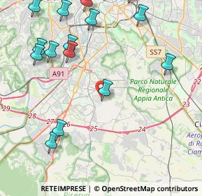 Mappa Via Vitaliano Brunelli, 00143 Roma RM, Italia (6.344)