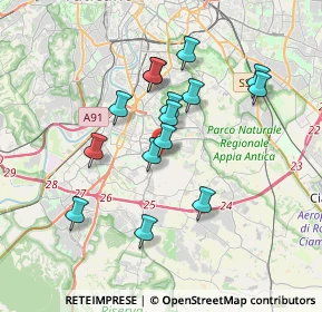 Mappa Via Vitaliano Brunelli, 00143 Roma RM, Italia (3.30467)